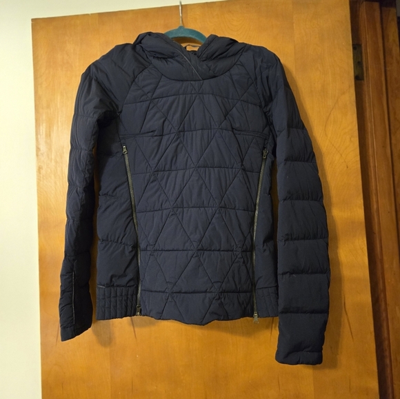 Lululemon Fluffed Up Pullover Inkwell Hooded Jacket Size 4 - Picture 1 of 5